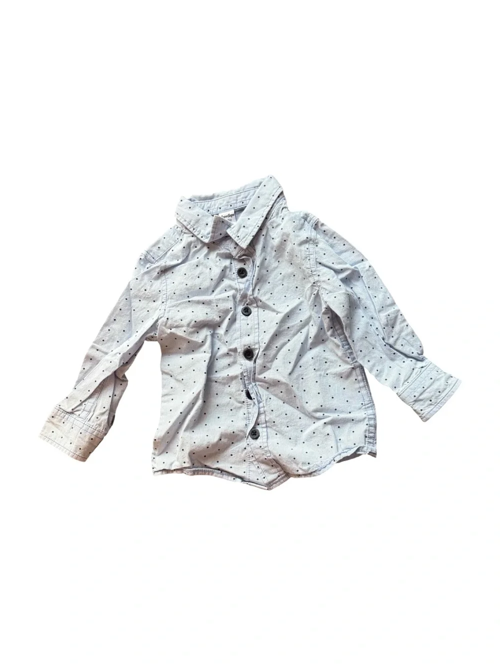 Polka Dot Button-Up Shirt Size: 9-12M